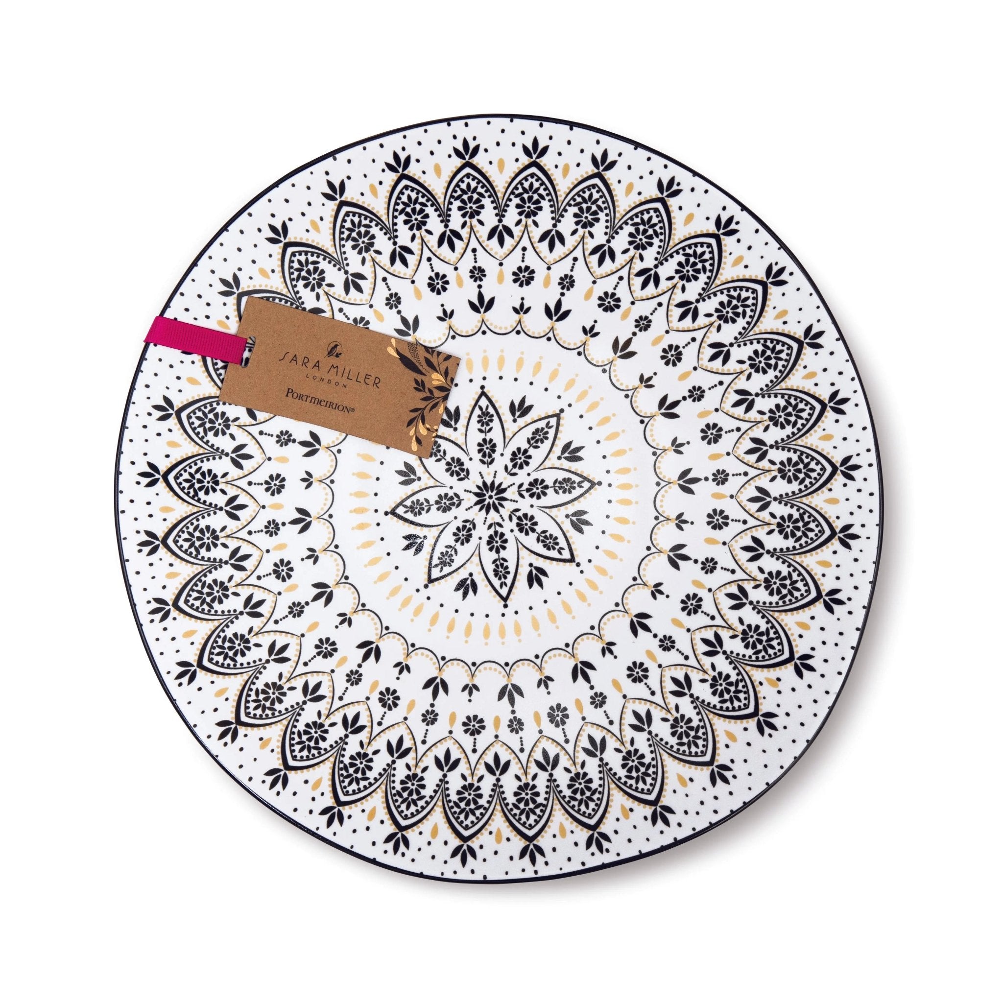 Sara Miller Artisanne Noir Medium Serving Bowl 11.25'' Portmeirion