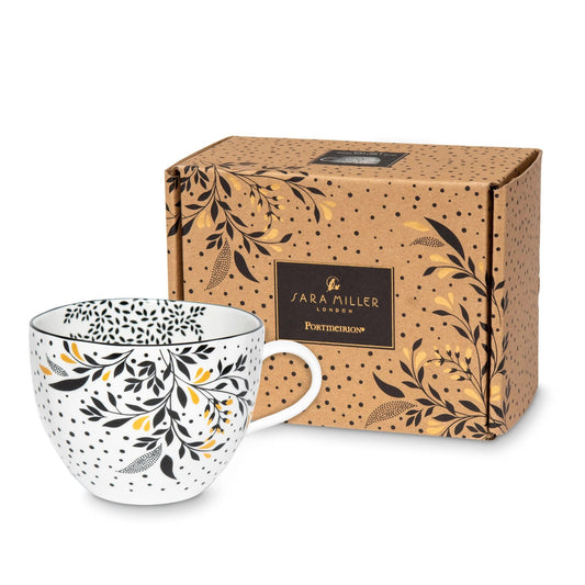 Sara Miller Artisanne Noir Mug 14Oz Bohemia Portmeirion
