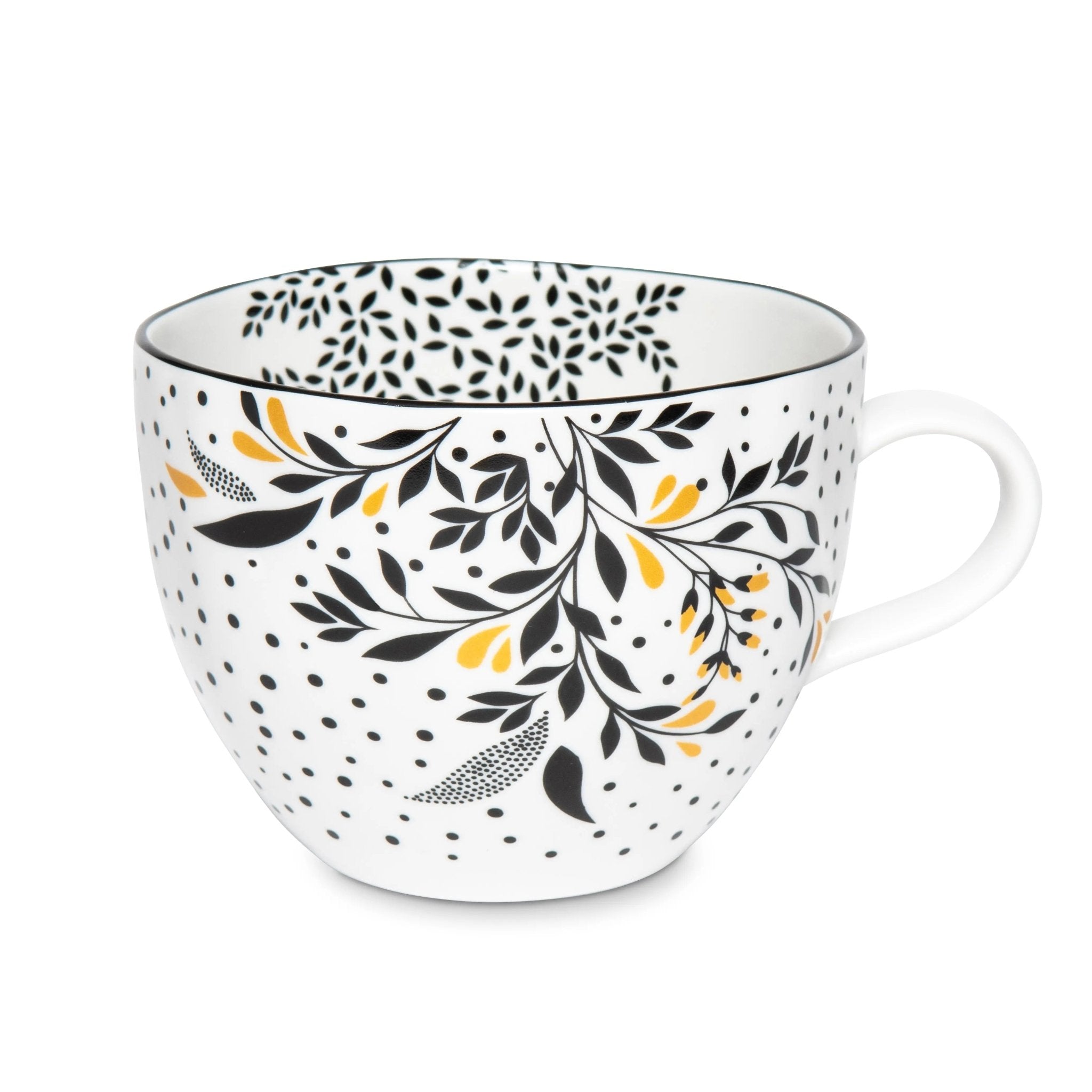 Sara Miller Artisanne Noir Mug 14Oz Bohemia Portmeirion