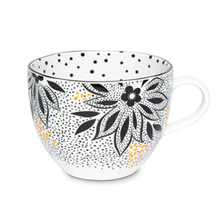 Sara Miller Artisanne Noir Mug 14Oz Lotus Portmeirion