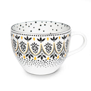 Sara Miller Artisanne Noir Mug 14Oz Mandala Portmeirion