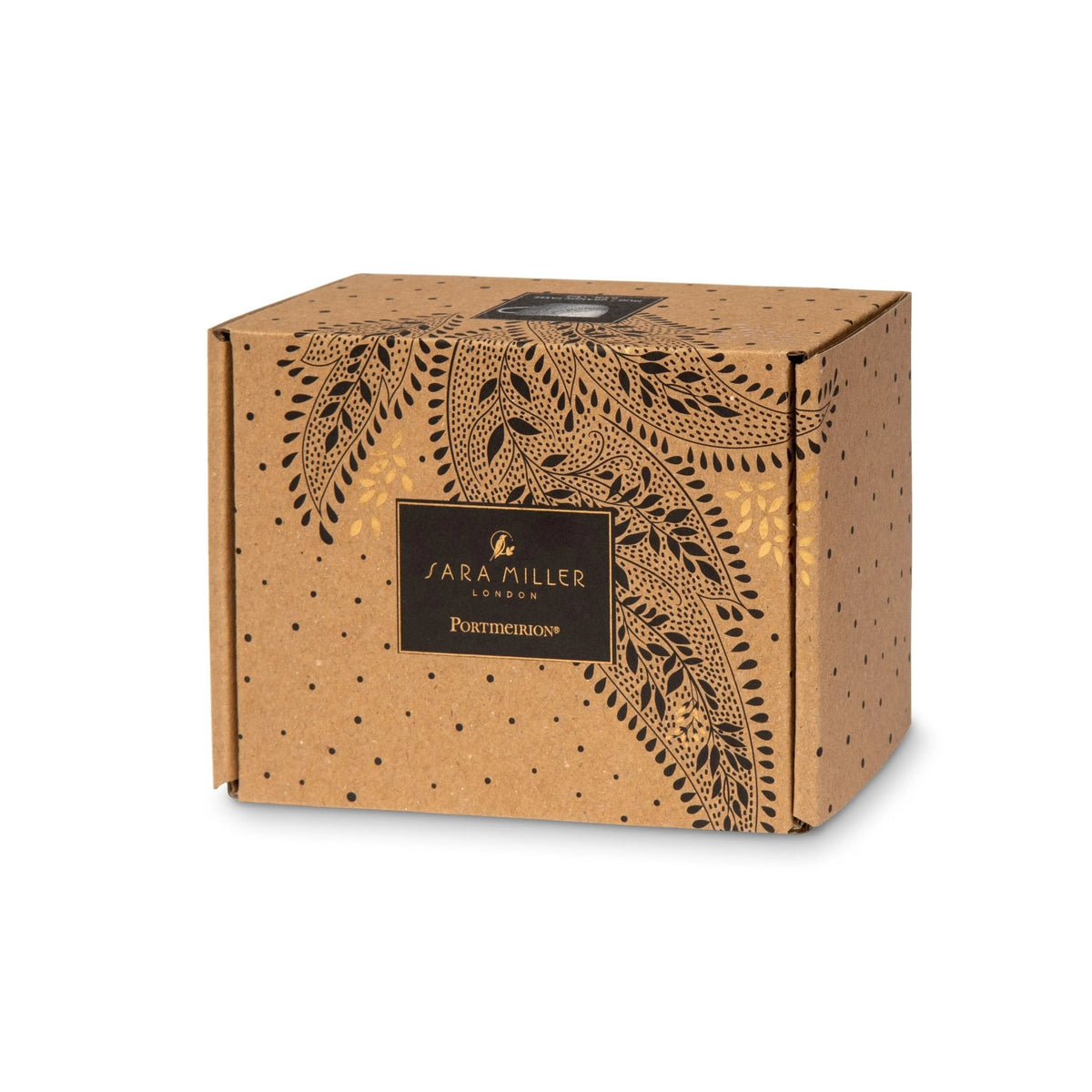 Sara Miller Artisanne Noir Mug 14Oz Paisley Portmeirion