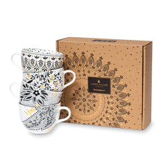 Sara Miller Artisanne Noir Mug 14Oz S/4 Portmeirion