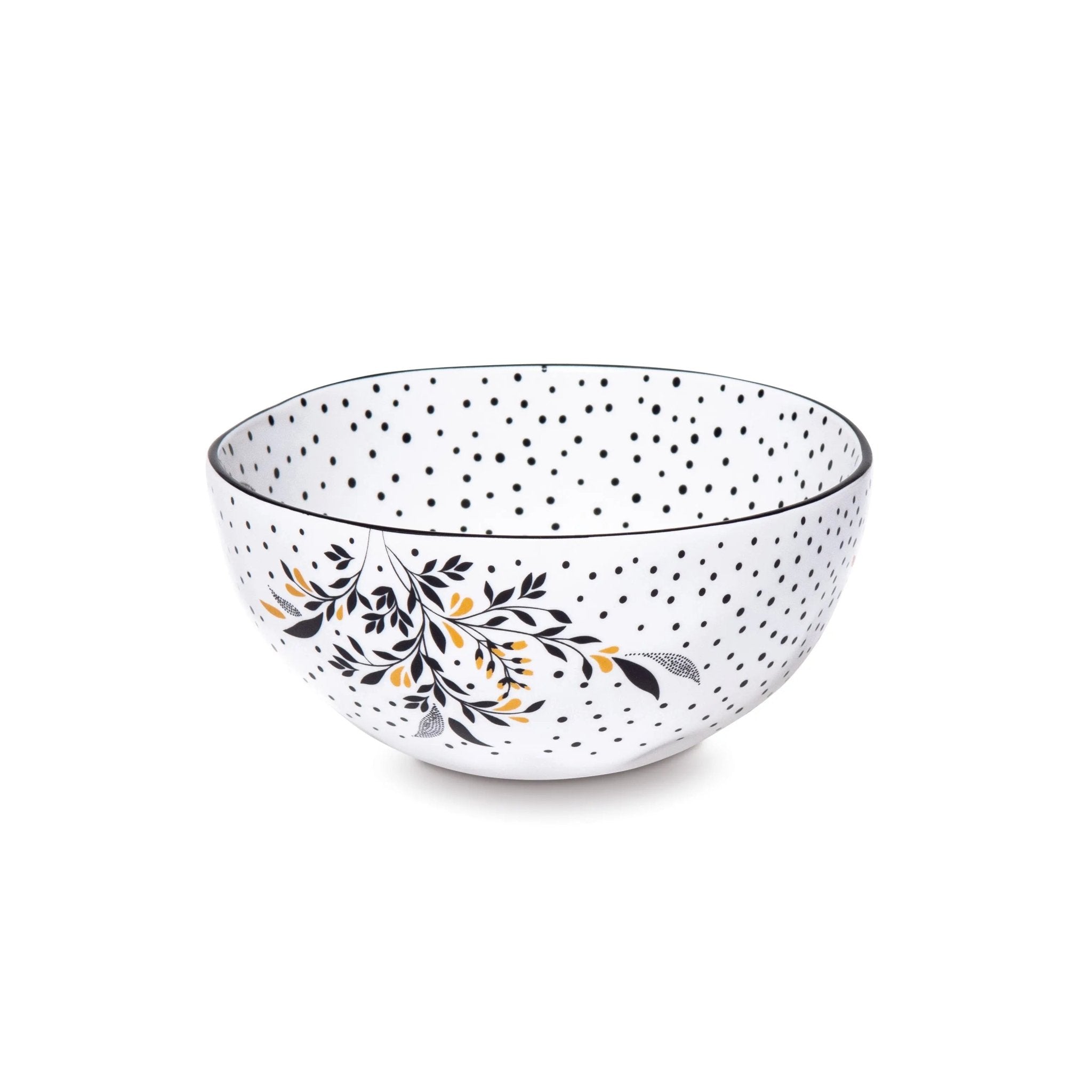 Sara Miller Artisanne Noir Rice Bowl S/4 Portmeirion