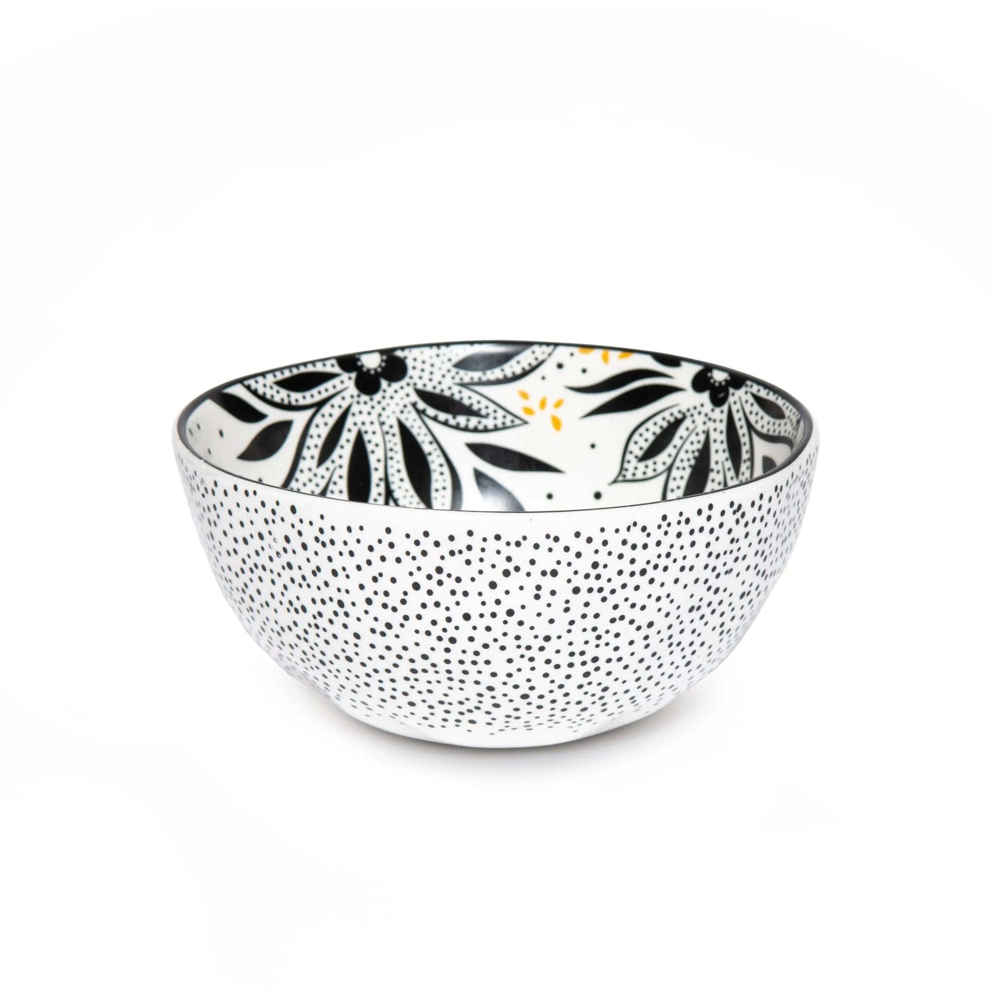 Sara Miller Artisanne Noir Rice Bowl S/4 Portmeirion