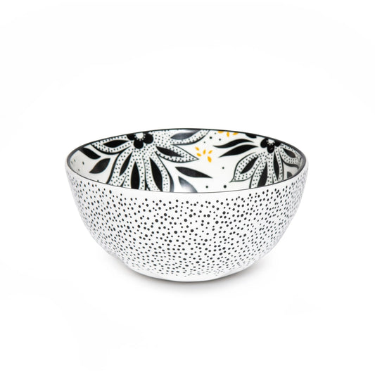 Sara Miller Artisanne Noir Rice Bowl S/4 Portmeirion
