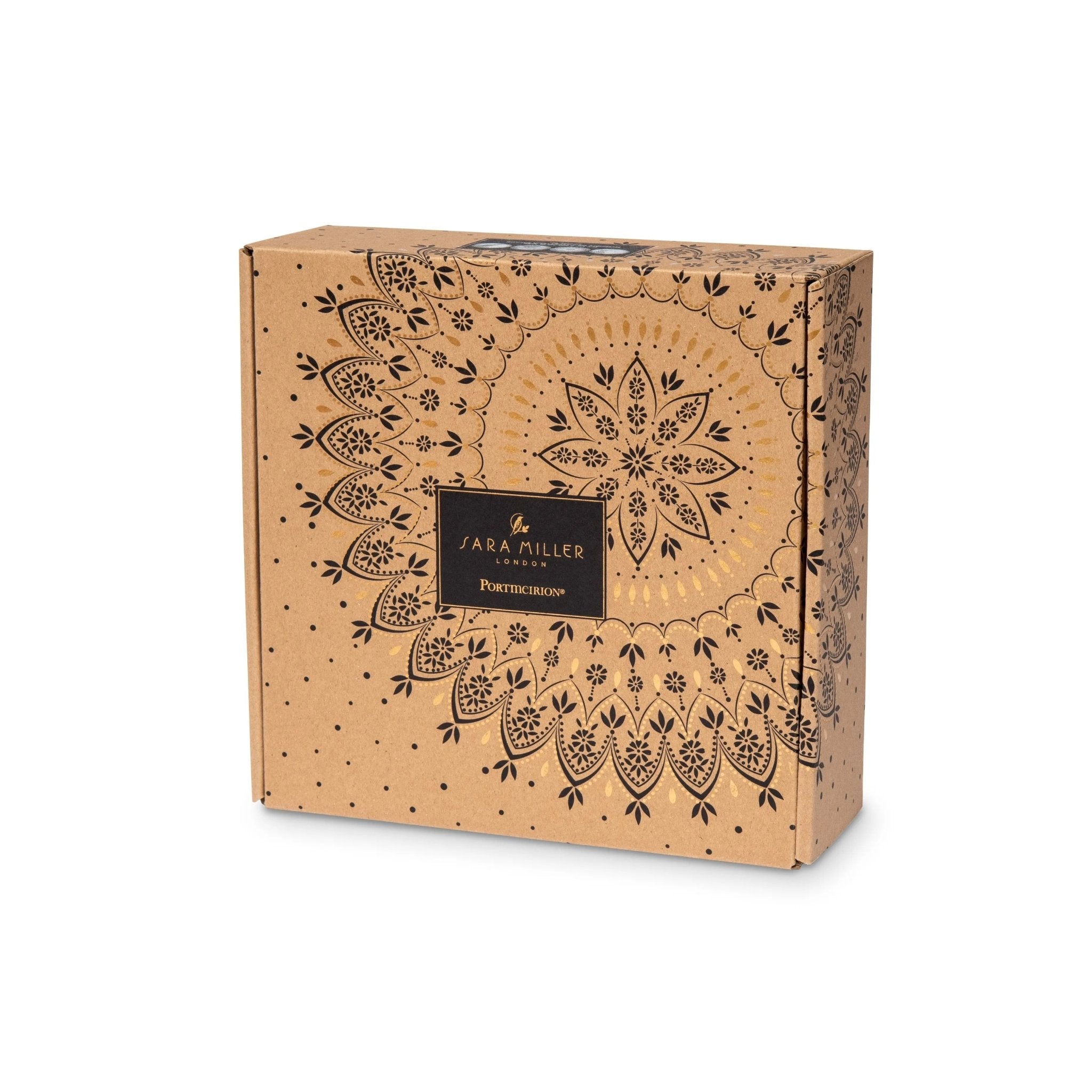 Sara Miller Artisanne Noir Salad Plate S/4 Portmeirion