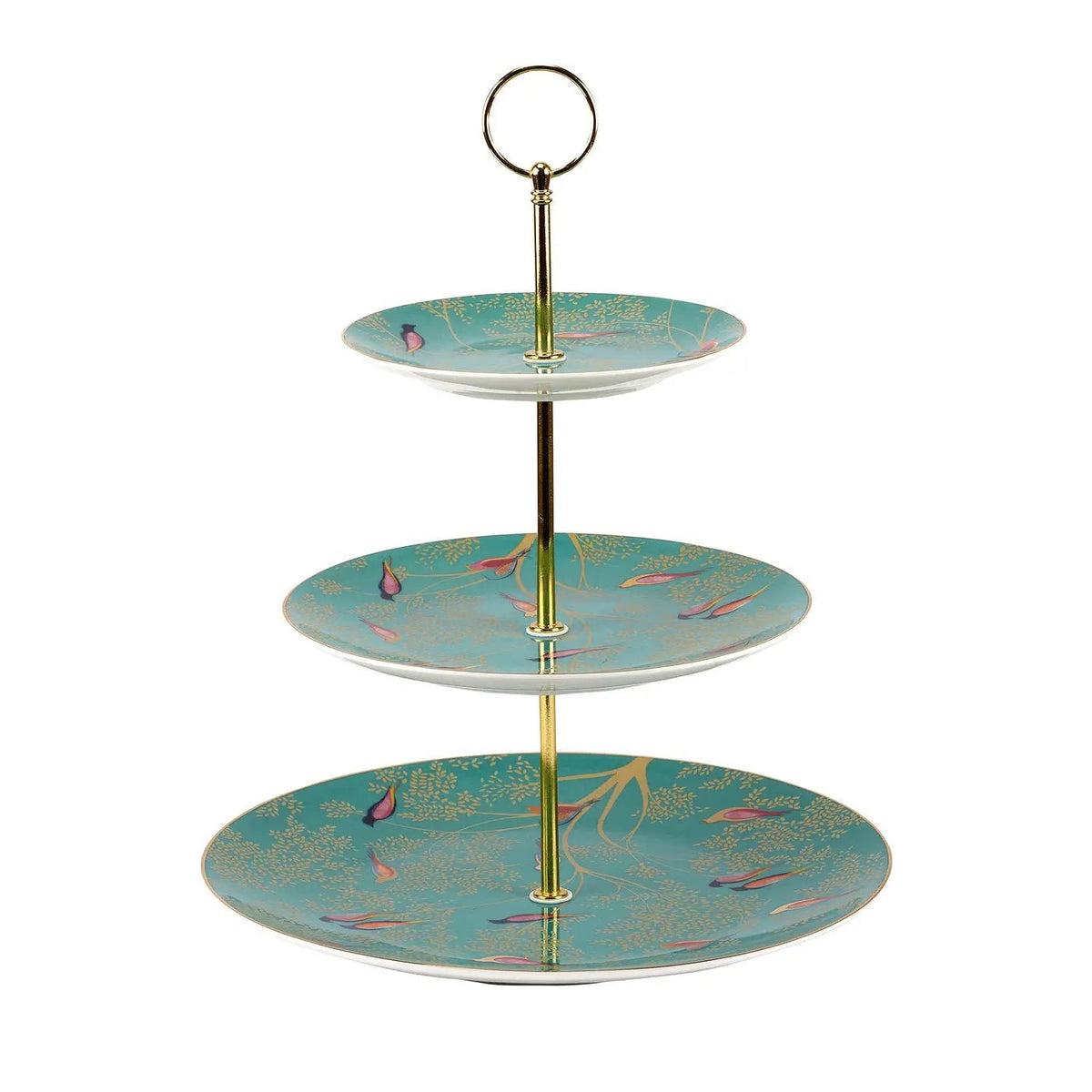 Sara Miller - Chelsea Collection 3 Tier Cake Stand - Green Portmeirion