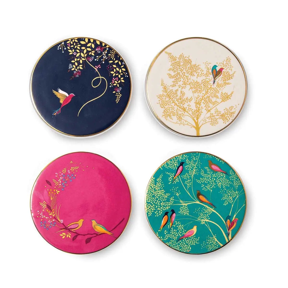 Sara Miller - Chelsea Collection CERAMIC COASTER SET Portmeirion