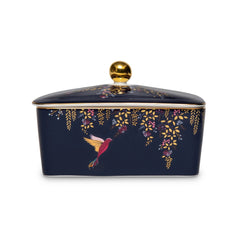 Sara Miller - Chelsea Collection COVERED BUTTER - NAVY Portmeirion