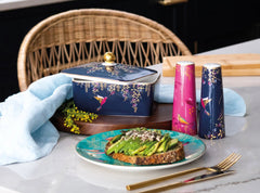 Sara Miller - Chelsea Collection COVERED BUTTER - NAVY Portmeirion