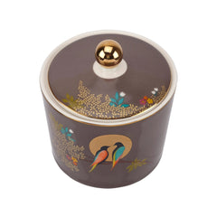 Sara Miller - Chelsea Collection Covered Sugar - Dark Grey Portmeirion