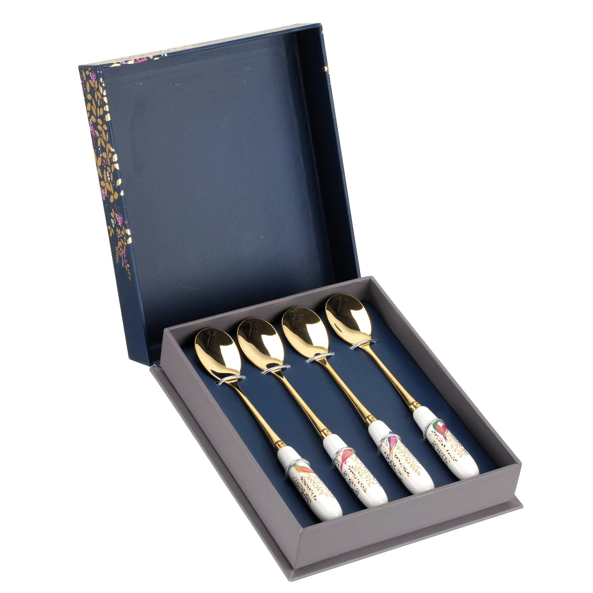 Sara Miller - Chelsea Collection - Cutlery Chelsea Teaspoons S/4 (Ceramic Handle) Portmeirion