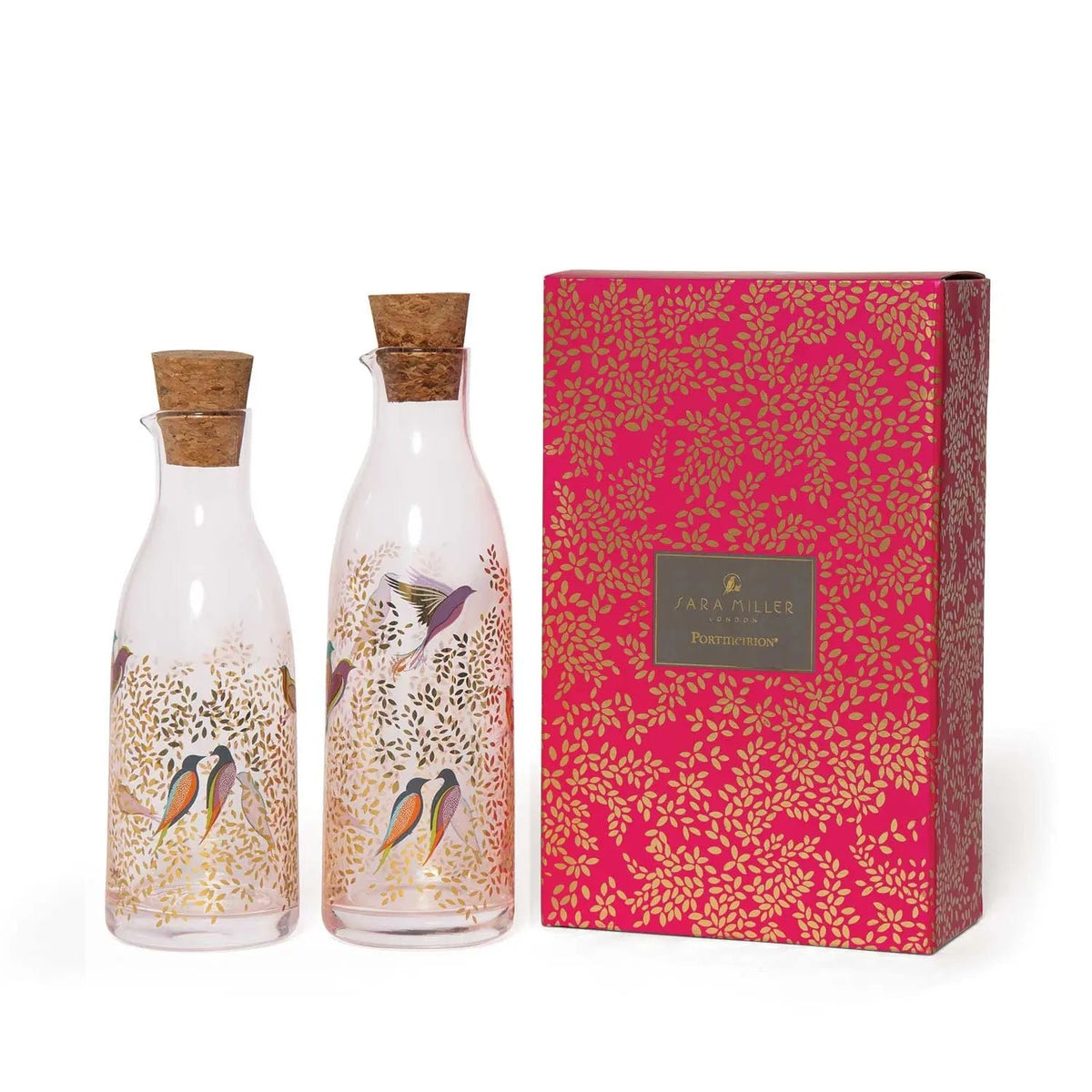 Sara Miller - Chelsea Collection - Glassware OIL & VINEGAR SET Portmeirion