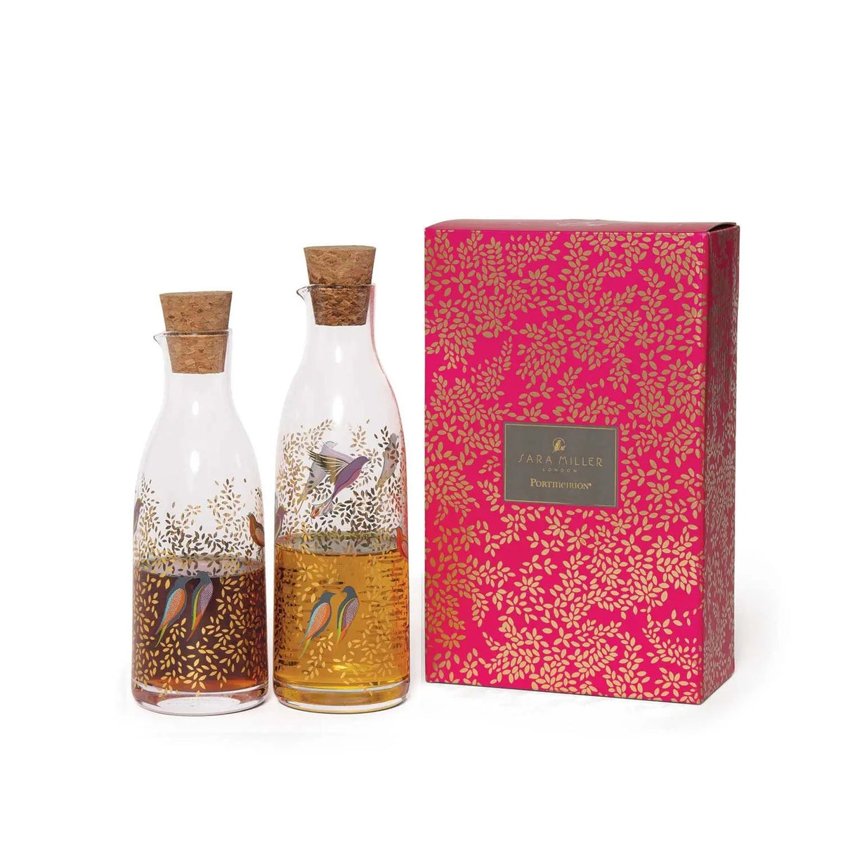 Sara Miller - Chelsea Collection - Glassware OIL & VINEGAR SET Portmeirion