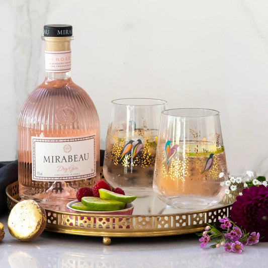 Sara Miller - Chelsea Collection - Glassware TUMBLERS S/2 Portmeirion