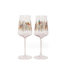 Sara Miller - Chelsea Collection - Glassware WINE GLASSES S/2 Portmeirion