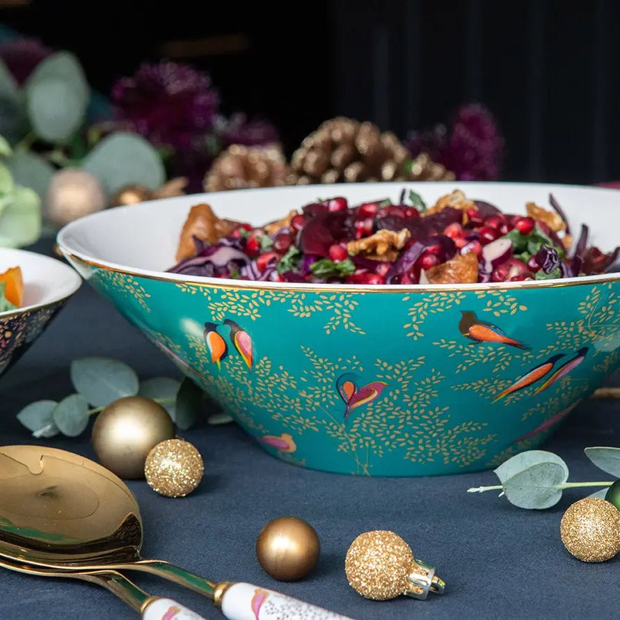 Sara Miller - Chelsea Collection LARGE SALAD BOWL - GREEN Portmeirion