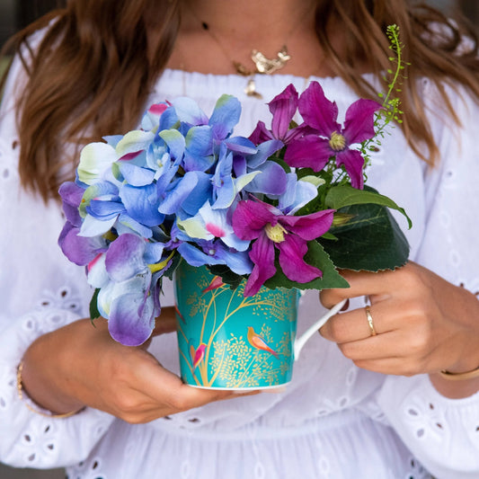 Sara Miller Chelsea Collection Mug - Green Portmeirion