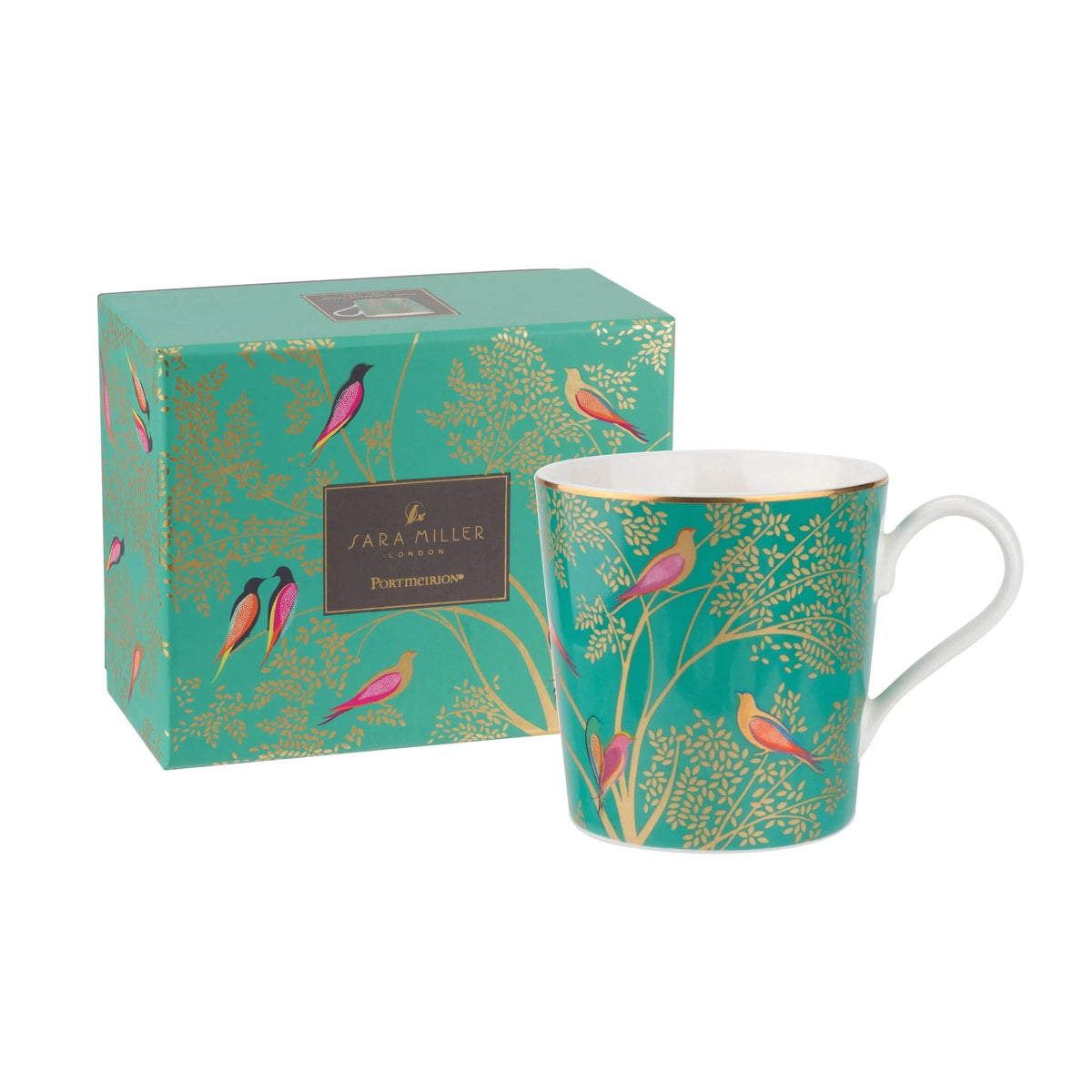 Sara Miller Chelsea Collection Mug - Green Portmeirion