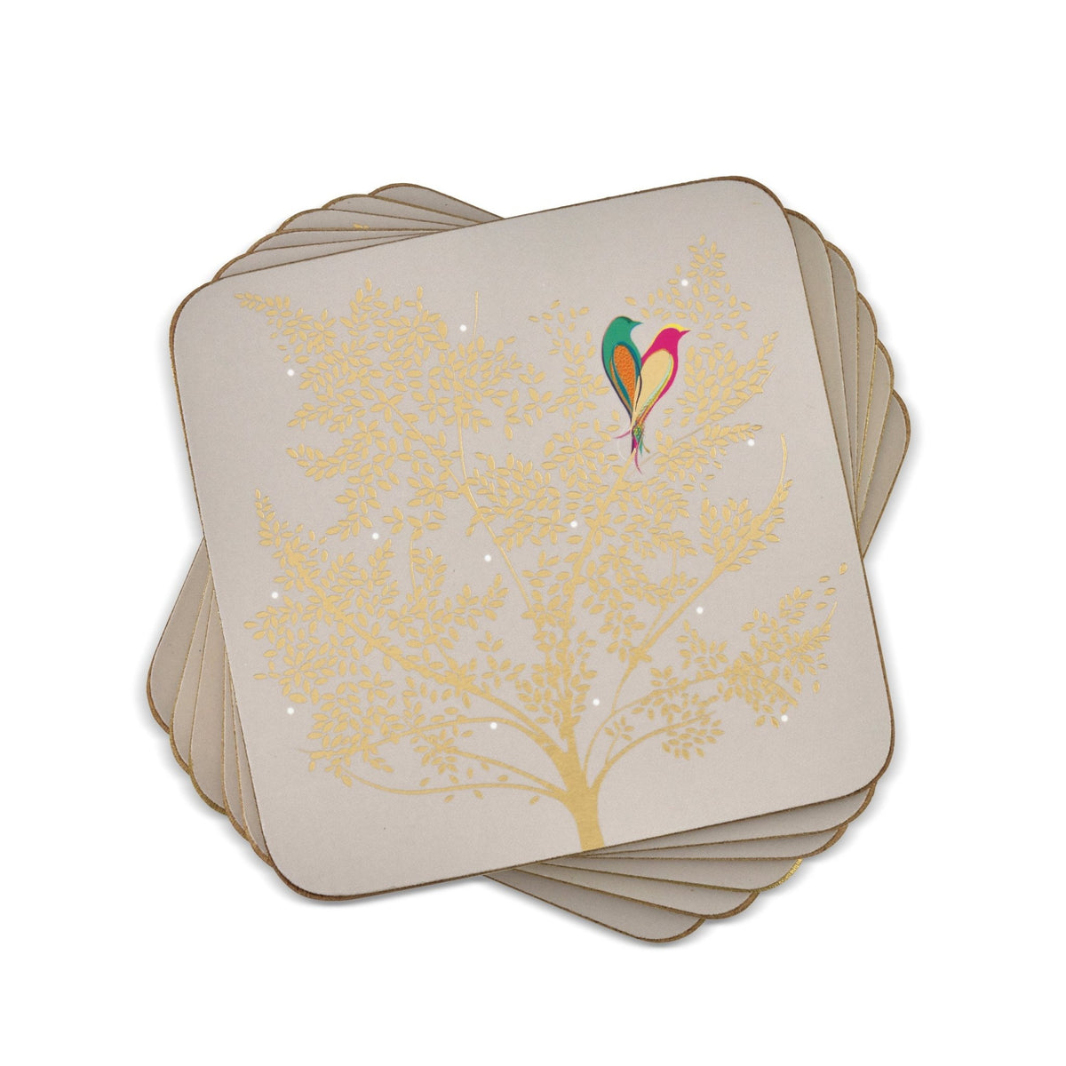 Sara Miller - Chelsea Collection - Pimpernel Coasters S/6 - Chelsea Collection Portmeirion - Crystal House