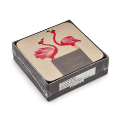Sara Miller - London The Flamingo Coasters Set of 6 Portmeirion - Crystal House