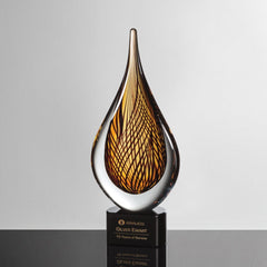 Sardinia Crystal Award – Luxury Recognition Trophy crystal edge - Crystal House