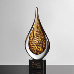 Sardinia Crystal Award – Luxury Recognition Trophy crystal edge - Crystal House
