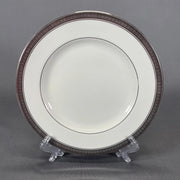 mikasa palatial platinum saucer, palatial platinum collector saucer, elegant mikasa china saucer