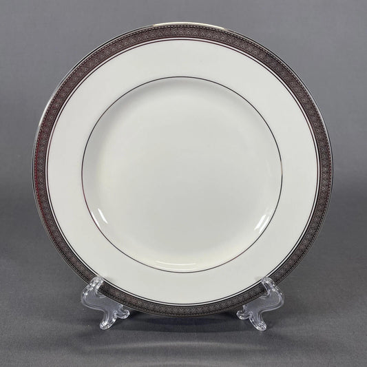 mikasa palatial platinum saucer, palatial platinum collector saucer, elegant mikasa china saucer