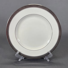 mikasa palatial platinum saucer, palatial platinum collector saucer, elegant mikasa china saucer