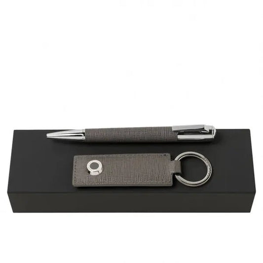Set HUGO BOSS (ballpoint pen & key ring) Crystal House Promo