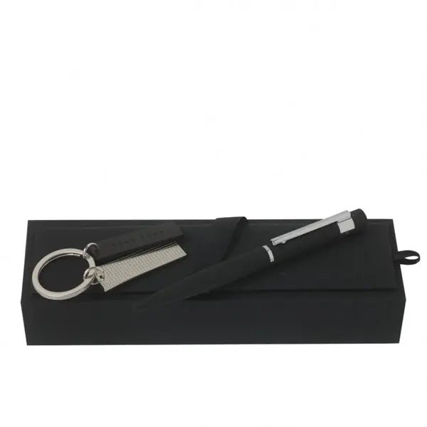 Set HUGO BOSS (ballpoint pen & key ring) Crystal House Promo