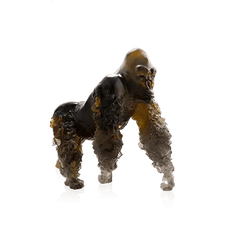 Silverback Gorilla in Amber Grey by Jean-No Daum