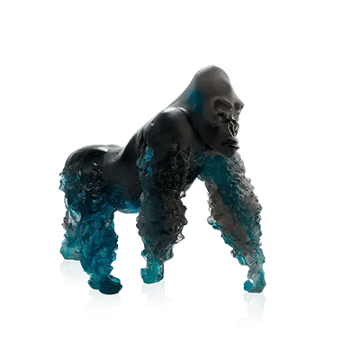 Silverback Gorilla in Blue Grey by Jean-No Daum