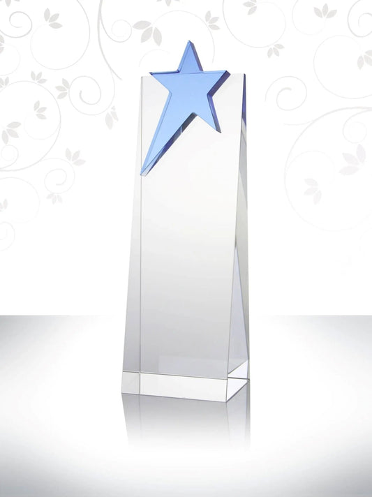 Sky’s Limit Blue Star Trophy Crystal House - RM