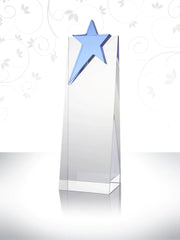 Sky’s Limit Blue Star Trophy Crystal House - RM