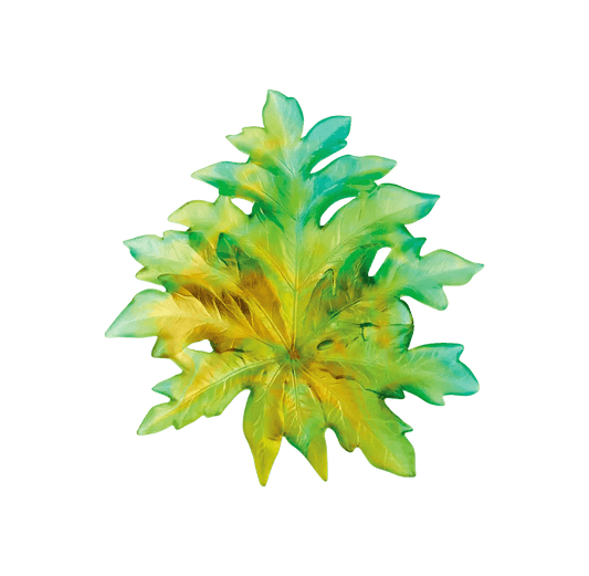Small Long-Fixture Bornéo Wall Leaf by Emilio Robba Daum