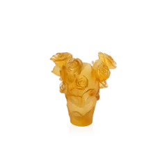 Small Rose Passion Vase Daum