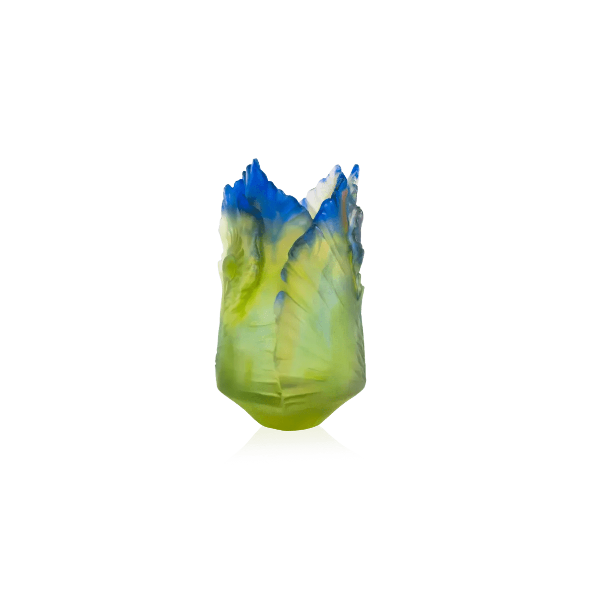 SMALL VASE- Fleur de Paon Exotique Daum