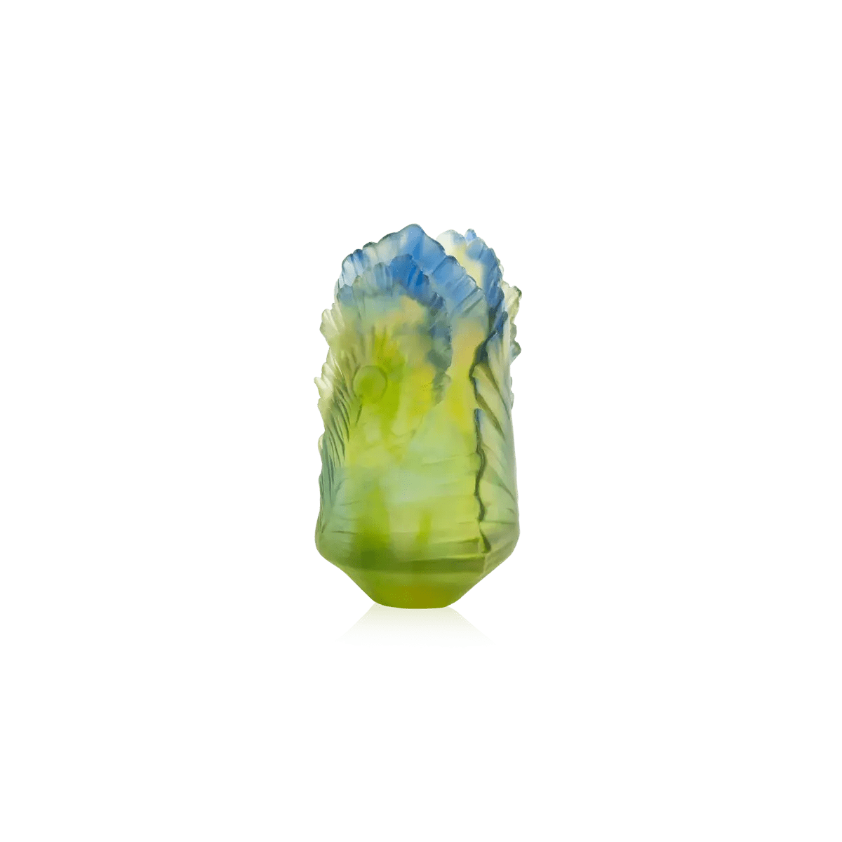 SMALL VASE- Fleur de Paon Exotique Daum