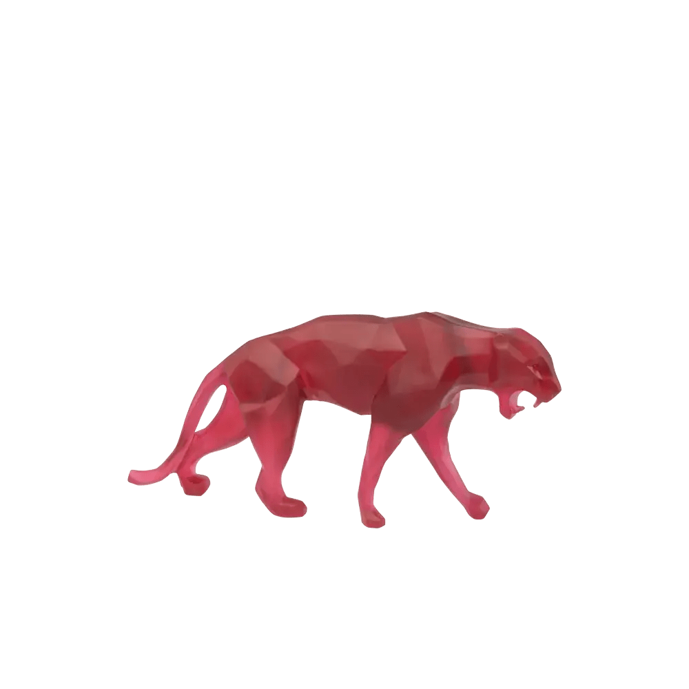 Small Wild Panther by Richard Orlinski 375 ex Daum