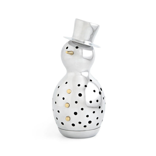 Snowman Luminary Crystal House