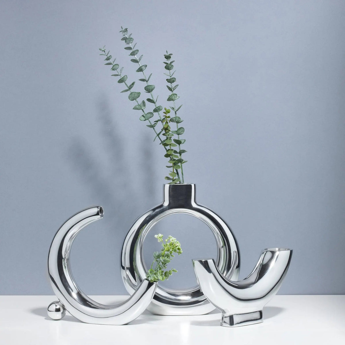 Solarium Crescent Moon Vase Nambé