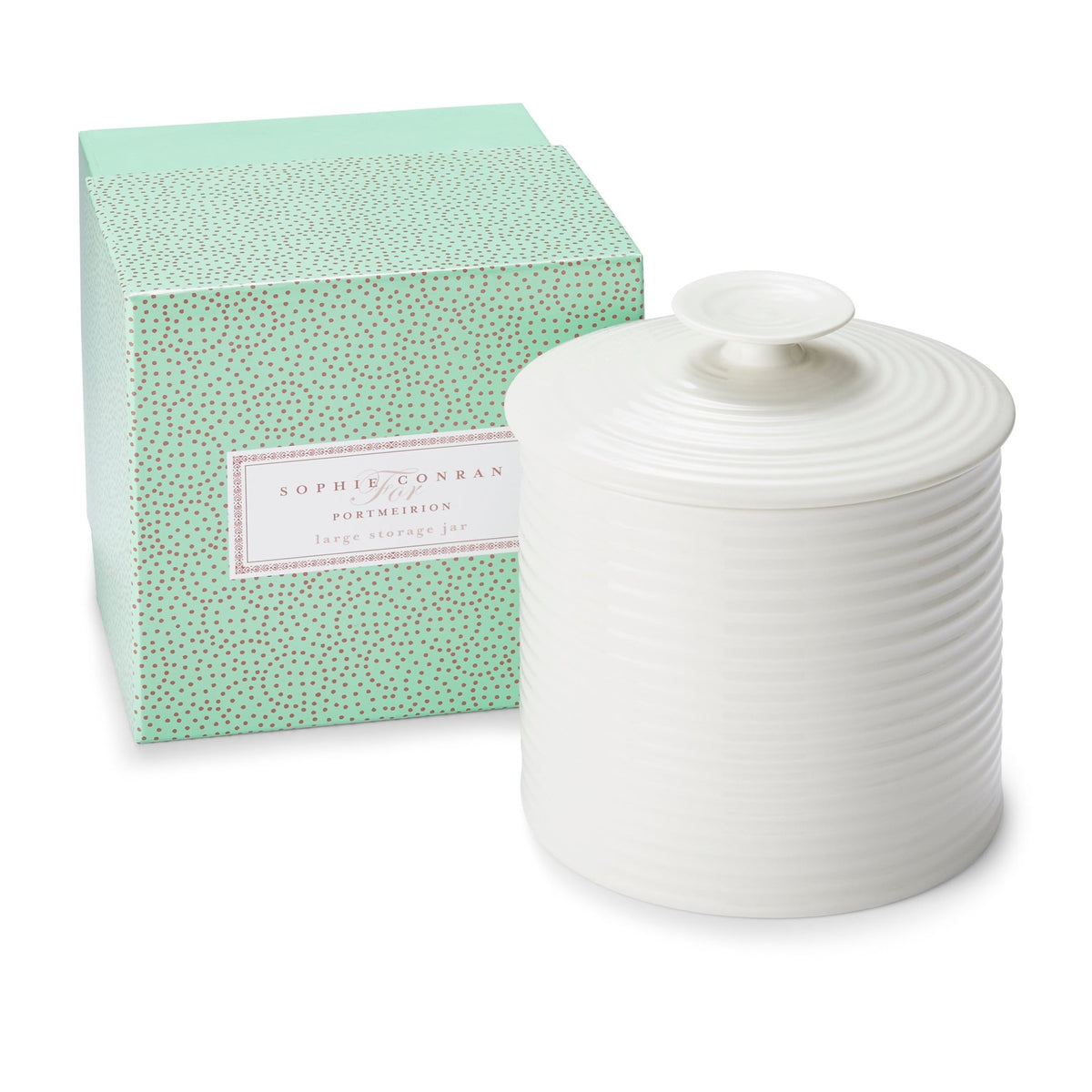 Sophie Conran White - Accessories & Giftware Large Canister Portmeirion - Crystal House