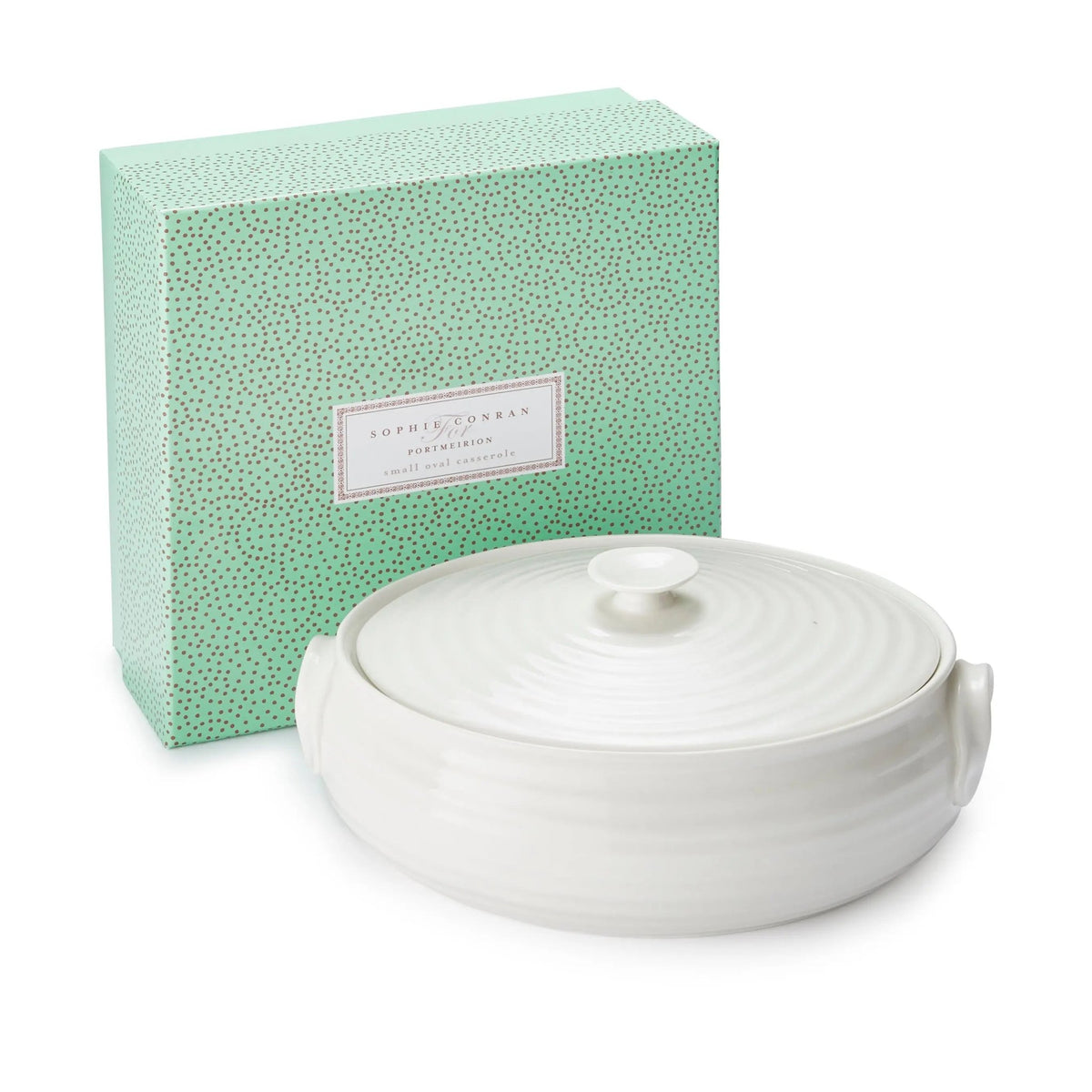 Sophie Conran White -  Bakeware Oval Covered Small Casserole Portmeirion