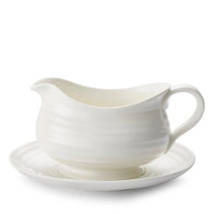 Sophie Conran White - Serveware Gravy Boat & Stand Portmeirion