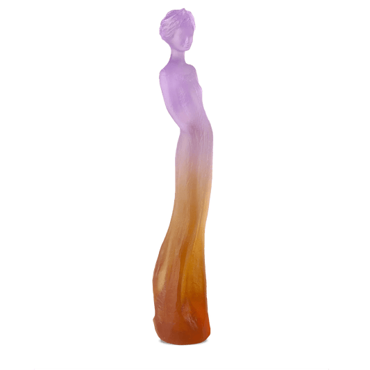 Sophie in Amber & Purple by Jean-Philippe Richard 375 ex Daum