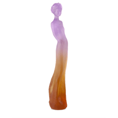 Sophie in Amber & Purple by Jean-Philippe Richard 375 ex Daum
