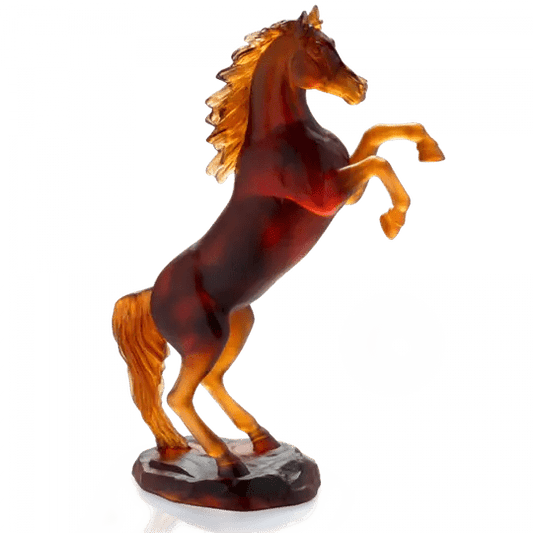 Spirited Horse in Amber 500 ex Daum